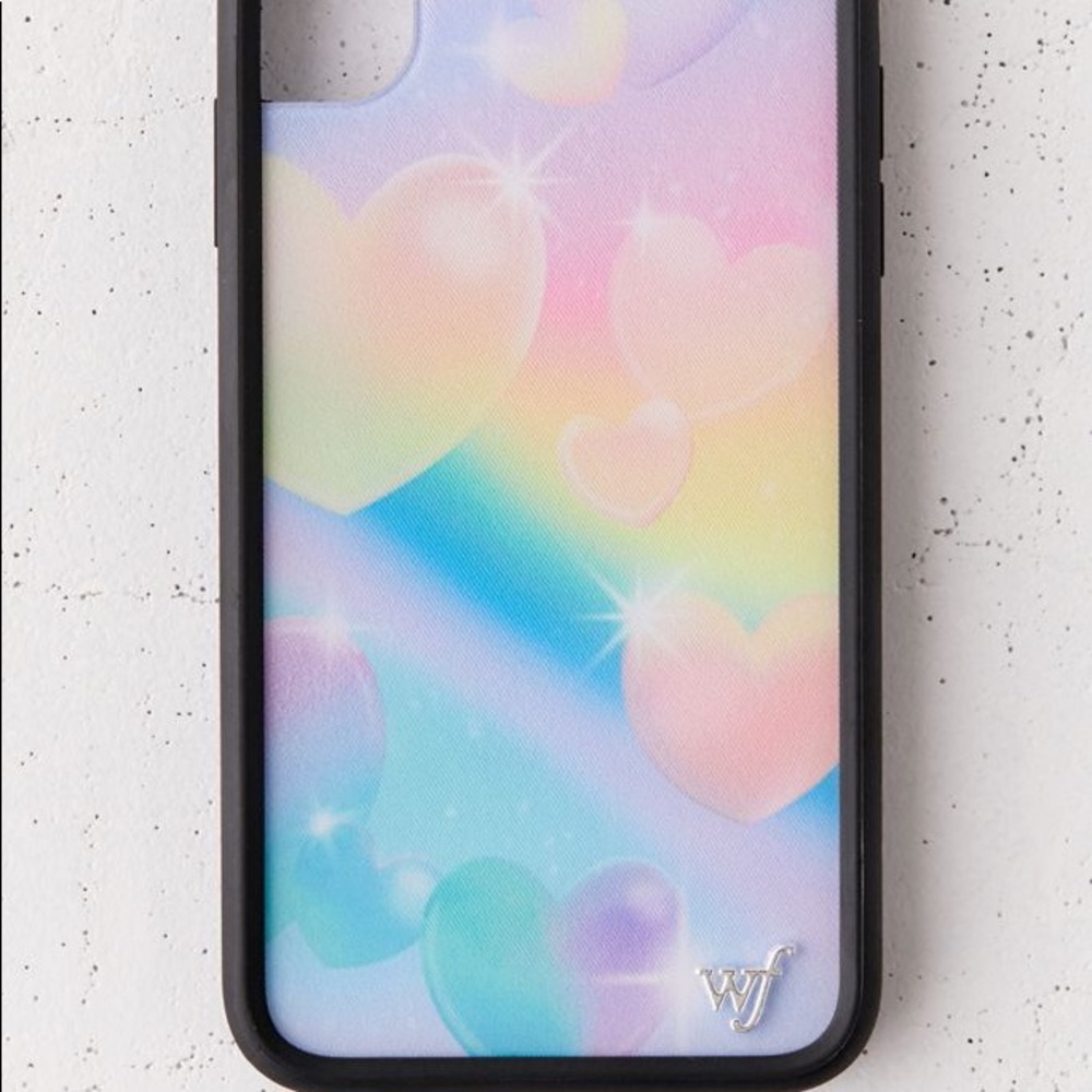 wildflower heavenly hearts iphone case
